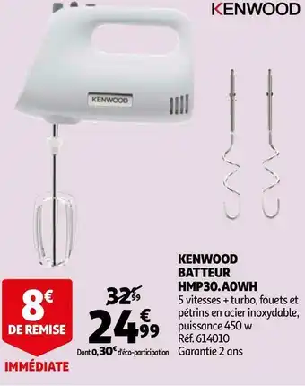 Kenwood batteur hmp30.a0wh