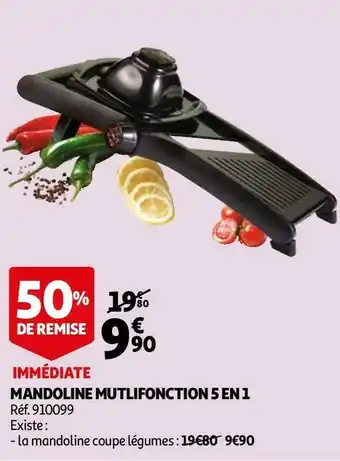 Auchan Mandoline mutlifonction 5 en 1 offre