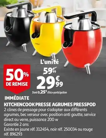 Kitchencook kitchencook presse agrumes presspod
