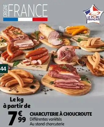 Auchan Charcuterie à choucroute offre