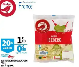 Auchan laitue iceberg