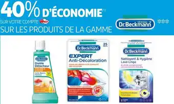Dr. beckmann bon plan sur les produits de la gamme dr. beckmann