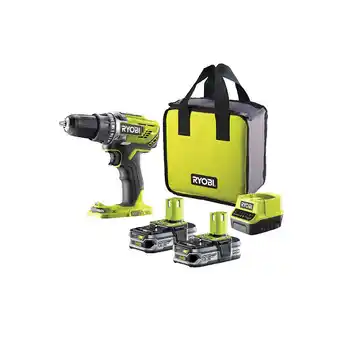 Bricomarché Perceuse-visseuse ryobi - r18dd3-215s - 18v oneplus - 2 batteries 1.5ah - 1 chargeur offre