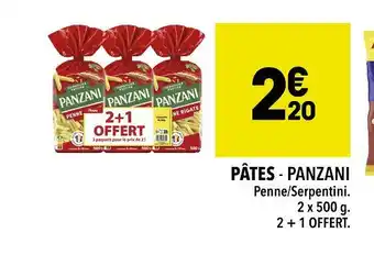 Supeco Panzani pâtes offre