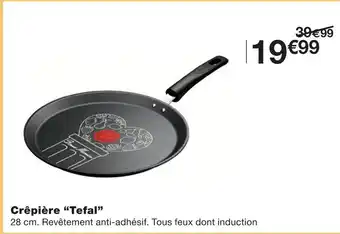 Monoprix Tefal crêpière offre