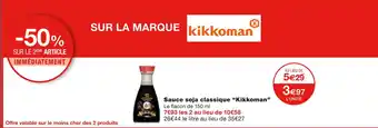 Monoprix Kikkoman sauce soja classique offre