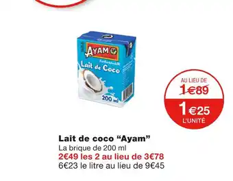 Monoprix Ayam lait de coco offre