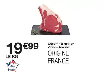 Monoprix Côte à griller offre