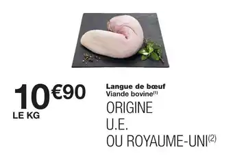 Monoprix Langue de bœuf offre