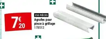 Gamm vert 250 PIÈCES Agrafes pour pince à grillage offre