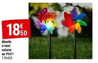Gamm vert Moulin à vent solaire en PVC offre