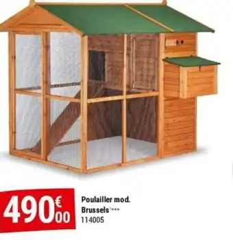 Gamm vert Poulailler mod. Brussels offre