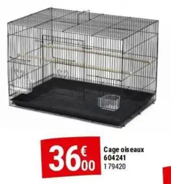 Gamm vert Cage oiseaux 604241 offre
