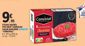 E.Leclerc Express STEAKS HACHÉS PUR BŒUF CHAROLAIS offre
