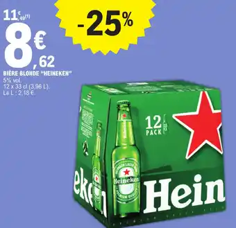 E.Leclerc Express BIÈRE BLONDE "HEINEKEN" offre
