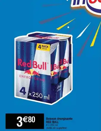 Cora x Carrefour Boisson énergisante RED BULL offre