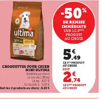 Hyper U CROQUETTES POUR CHIEN offre