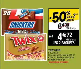Twix minis