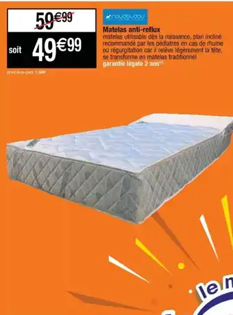 Matelas anti-reflux