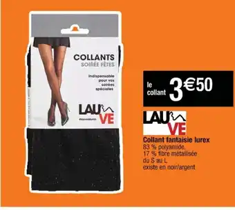 Collant fantaisie lurex