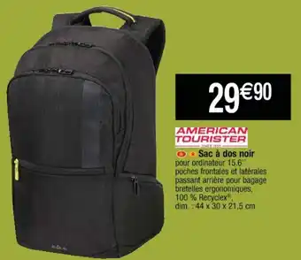 Cora x Carrefour Sac à dos noir offre