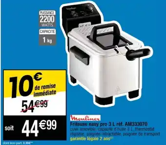 Cora x Carrefour Friteuse easy pre 3 L offre