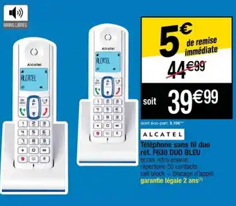 Cora x Carrefour Téléphone sans fil duo offre