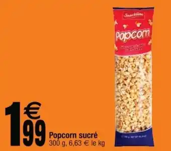 Cora x Carrefour Popcorn sucré offre