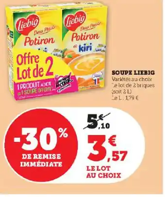 Hyper U SOUPE LIEBIG offre