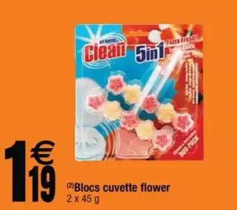 Cora x Carrefour Blocs cuvette flower offre