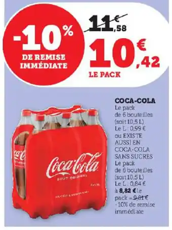 Hyper U Coca-Cola offre