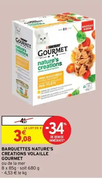 Intermarché Barquettes nature's creations volaille gourmet offre