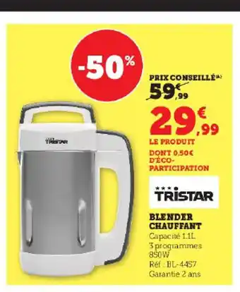 Hyper U BLENDER CHAUFFANT offre