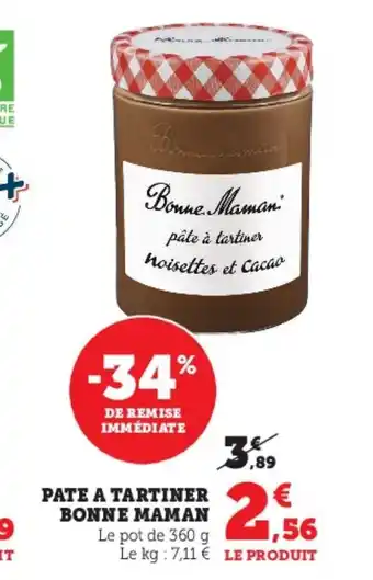 U Express PATE A TARTINER BONNE MAMAN offre