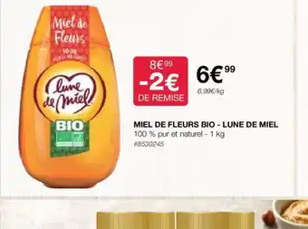 Costco MIEL DE FLEURS BIO - LUNE DE MIEL offre