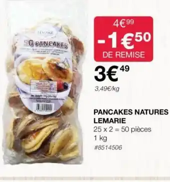 Costco PANCAKES NATURES LEMARIE offre