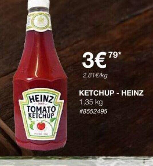 Promo KETCHUP HEINZ chez Costco