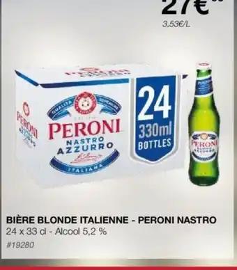 Costco BIÈRE BLONDE ITALIENNE - PERONI NASTRO offre