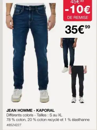 Costco JEAN HOMME - KAPORAL offre