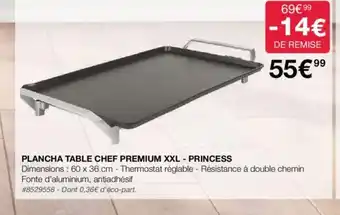 Costco PLANCHA TABLE CHEF PREMIUM XXL - PRINCESS offre