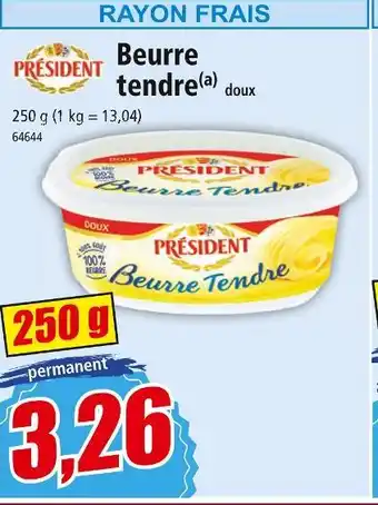 Norma PRÉSIDENT Beurre tendre doux offre