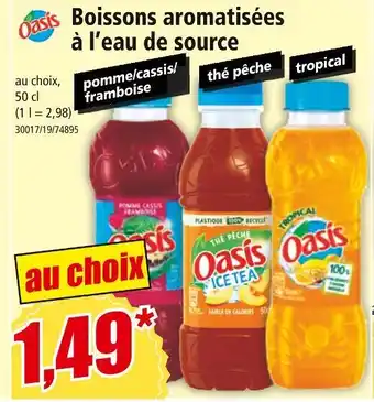 Oasis Boissons aromatisées à l’eau de source