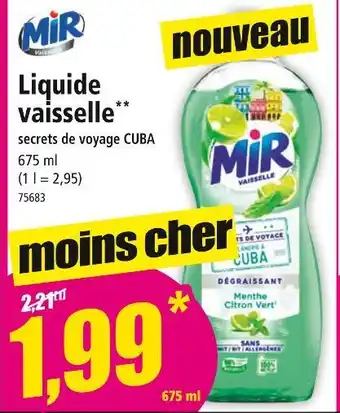 MIR Liquide vaisselle