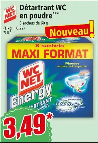 Norma WC NET Détartrant WC en poudre offre