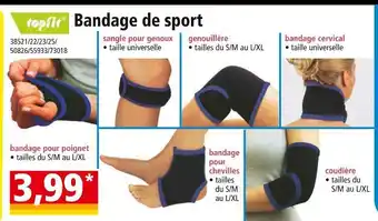 Norma Topfit Bandage de sport offre