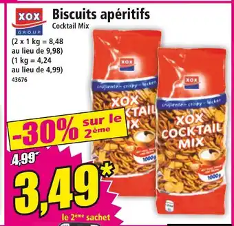 Norma XOX GROUP Biscuits apéritifs Cocktail Mix offre