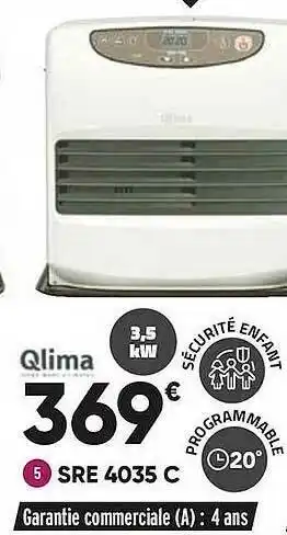 Bricorama Sre 4035 C Qlima offre