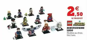 Super U Minifigurine Lego offre