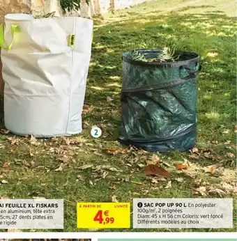 Intermarché Sac Pop Up 90 L offre