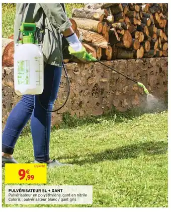 Intermarché Pulvérisateur 5L + Gant offre
